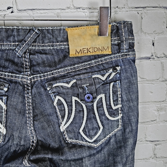 MEK | Mulholland straight leg embellished pocket jeans - Picture 1 of 12